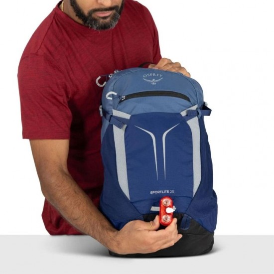 Osprey Sportlite 20 Σακίδιο Πλάτης Πεζοπορίας Ελαφρύ 20L Ελαφρύ σακίδιο πεζοπορίας Osprey Sportlite 20L Unisex. Με σύστημα AirScape™, Atilon framesheet, θήκη υδροδότησης & bluesign® υλικά