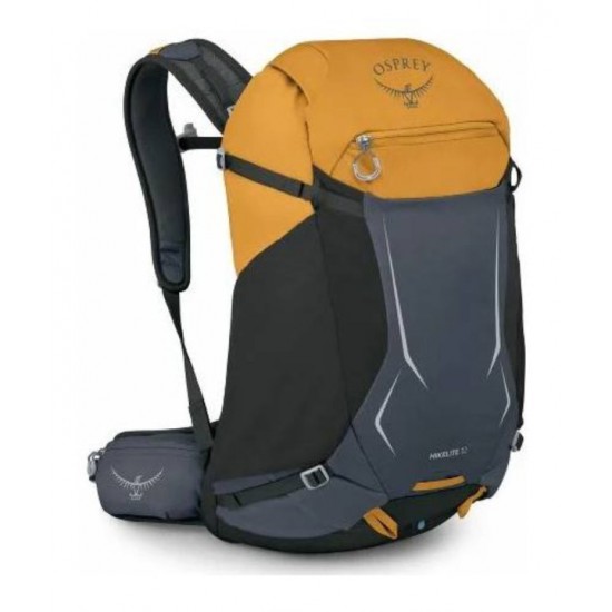 Σακίδιο Πλάτης Osprey Hikelite 32 Hiking Backpack Τεχνικό Σακίδιο Πεζοπορίας Osprey 32 Λίτρων με Σύστημα Αεριζόμενης Πλάτης AirSpeed, Ενσωματωμένο Αδιάβροχο Κάλυμμα και Ανακυκλωμένο Ύφασμα Ripstop