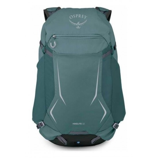 Σακίδιο Πλάτης Osprey Hikelite 32 Hiking Backpack Τεχνικό Σακίδιο Πεζοπορίας Osprey 32 Λίτρων με Σύστημα Αεριζόμενης Πλάτης AirSpeed, Ενσωματωμένο Αδιάβροχο Κάλυμμα και Ανακυκλωμένο Ύφασμα Ripstop