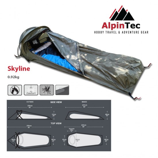 ΣΚΗΝΗ BIVVY BAG SKYLINE ALPINEPRO ΣΚΗΝΗ BIVVY BAG SKYLINE ALPINEPRO