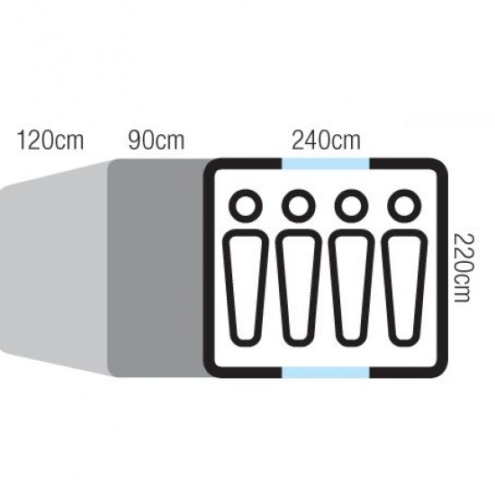 ΣΚΗΝΗ 4 ΑΤΟΜΩΝ OZTRAIL TASMAN 4V PLUS DOME TENT ΣΚΗΝΗ 4 ΑΤΟΜΩΝ OZTRAIL TASMAN 4V PLUS DOME TENT