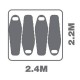 OZTRAIL FAST FRAME 4P TENT BLOCK OUT 240 X 220 X 195 CM