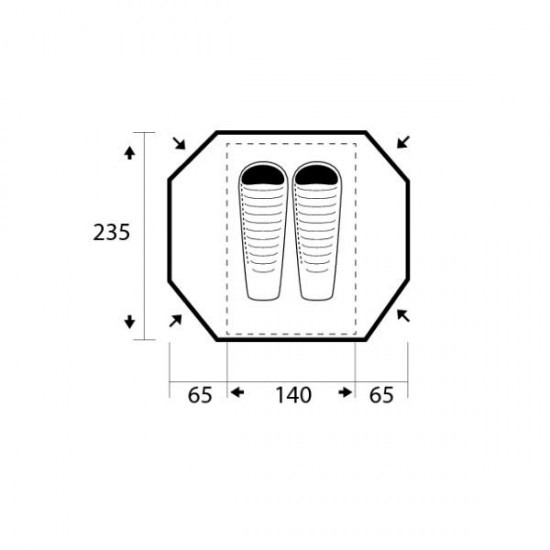APOLO D TRIMM 2 PERSON TENT