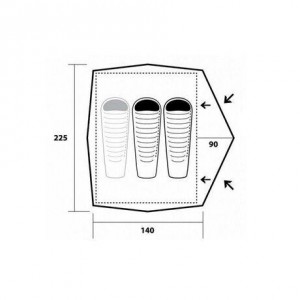TRIMM COMPACT 3 PERSON TENT TRIMM COMPACT 3 PERSON TENT