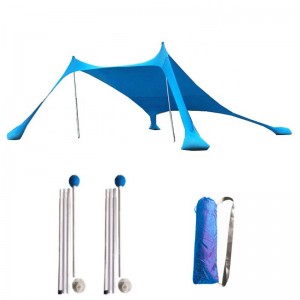 NEW CAMP LYCRA SHELTER AEGEAN BLUE 2X2