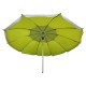 Folding Beach Umbrella with UV Protection – Summer Club Eden 200 (2m) Wind-Resistant Eden Beach Umbrella with a 200cm diameter, aluminum pole, 10 fiberglass ribs, tilt mechanism, large wind vent, and UV+50 sun protection