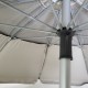 Folding Beach Umbrella with UV Protection – Summer Club Eden 200 (2m) Wind-Resistant Eden Beach Umbrella with a 200cm diameter, aluminum pole, 10 fiberglass ribs, tilt mechanism, large wind vent, and UV+50 sun protection