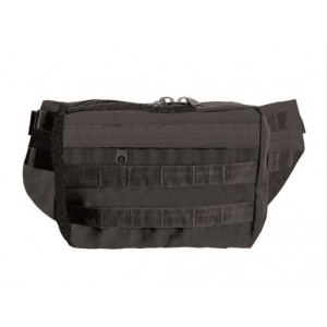 BLACK PISTOL HIP BAG MILTEC