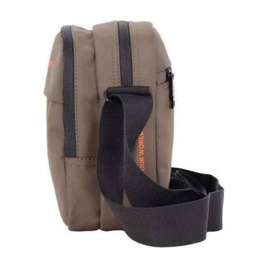 Τσαντάκι Ανδρικό Ώμου & Χιαστί Discovery D01201 – Geyser Series