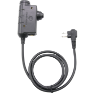PTT SWITCH FOR EARMOR MOTOROLA EAR MUFFLER DOUBLE PLUG MILITARY