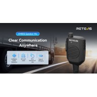 ΜΙΚΡΟΦΩΝΟ ΑΚΟΥΣΤΙΚΟ RETEVIS HM005 AI NOISE CANCELING SPEAKER MIC MICROPHONE GP328PLUS RADIOS