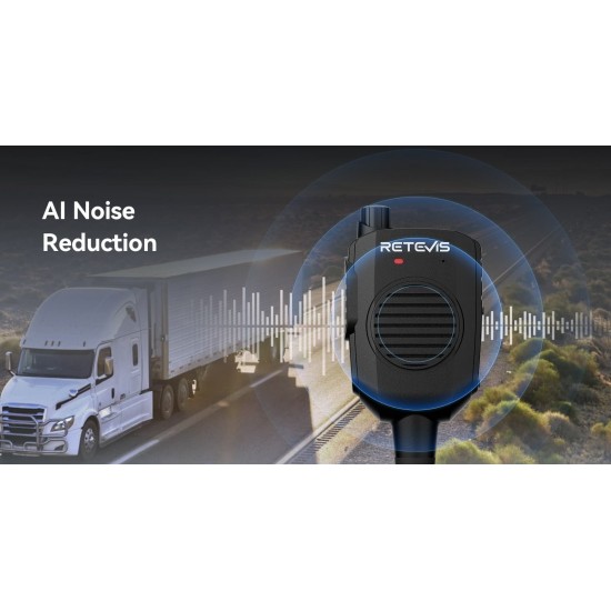 ΜΙΚΡΟΦΩΝΟ ΑΚΟΥΣΤΙΚΟ RETEVIS HM005 AI NOISE CANCELING SPEAKER MIC MICROPHONE GP328PLUS RADIOS ΜΙΚΡΟΦΩΝΟ ΑΚΟΥΣΤΙΚΟ RETEVIS HM005 AI NOISE CANCELING SPEAKER MIC MICROPHONE GP328PLUS RADIOS