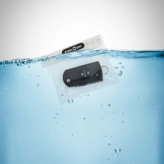 Θήκη Στεγανή Αδιάβροχη IPX8 - FIDLOCK HERMETIC Dry Bag Mini XS (10 x 7 cm) Αδιάβροχη στεγανή θήκη FIDLOCK HERMETIC Dry Bag Mini XS (10x7 cm) με αυτόματο μαγνητικό κλείσιμο. Πιστοποίηση IPX8 έως 30m, ιδανική για κλειδιά αυτοκινήτου & κάρτες