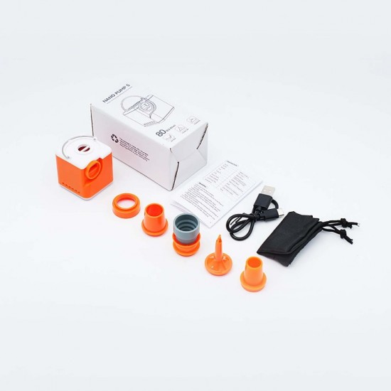 Alpin Outdoor NANO 5 Mini Air Pump 1200mAh Rechargeable & Camping Lantern Rechargeable Air Pump 4kPa & 250LM Lantern – Alpin Outdoor NANO 5 – 5C1