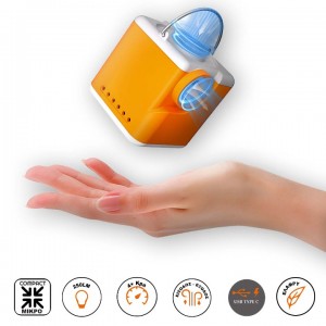 Alpin Outdoor NANO 5 Mini Τρόμπα Αέρα 1200mAh Επαναφορτιζόμενη & Φανάρι Camping