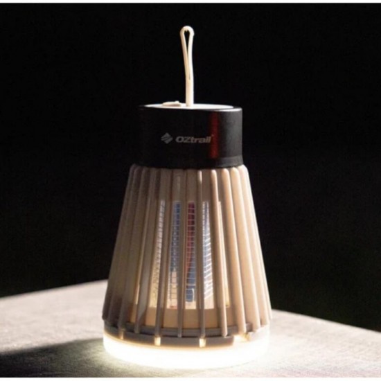 Αντικουνουπικό Φανάρι Εντομοπαγίδα UV - Oztrail Lumos Mozzie Zapper Lite Oztrail Φορητός Φανός Σκηνής Camping με Εντομοπαγίδα Υπεριώδους Ακτινοβολίας, Φωτεινότητα 200 Lumens, Μπαταρία Λιθίου 1200mAh, Επαναφορτιζόμενος και Στεγανότητα IP44
