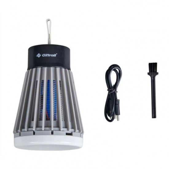Αντικουνουπικό Φανάρι Εντομοπαγίδα UV - Oztrail Lumos Mozzie Zapper Lite Oztrail Φορητός Φανός Σκηνής Camping με Εντομοπαγίδα Υπεριώδους Ακτινοβολίας, Φωτεινότητα 200 Lumens, Μπαταρία Λιθίου 1200mAh, Επαναφορτιζόμενος και Στεγανότητα IP44