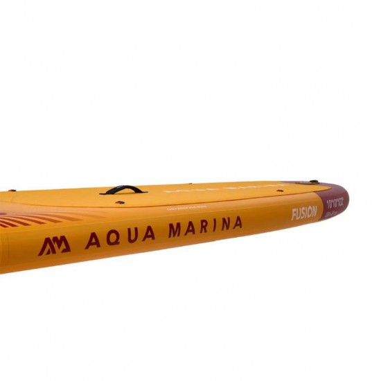 Φουσκωτή σανίδα SUP Aqua Marina Fusion 10'10'' (#28343). Τεχνολογία DS Light, φορτίο 150kg, διπλό Red Strap, μετατροπή σε kayak & πλήρης εξοπλισμός