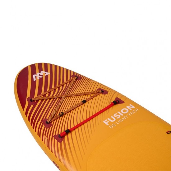 Φουσκωτή σανίδα SUP Aqua Marina Fusion 10'10'' (#28343). Τεχνολογία DS Light, φορτίο 150kg, διπλό Red Strap, μετατροπή σε kayak & πλήρης εξοπλισμός
