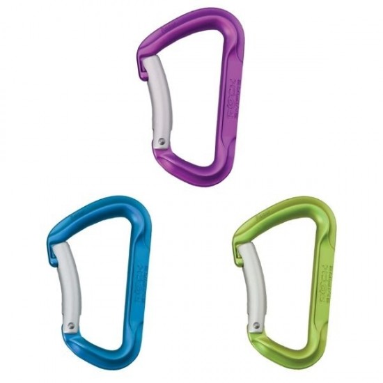 Καραμπίνερ Αναρρίχησης με Καμπύλη Πύλη - Rock Empire Racer Bent Carabiner Ελαφρύ καραμπίνερ αναρρίχησης Rock Empire Racer Bent Carabiner με καμπύλη πύλη. Από αλουμίνιο, βάρος 48g, αντοχή 24kN, άνοιγμα 22mm & πιστοποίηση EN 12275
