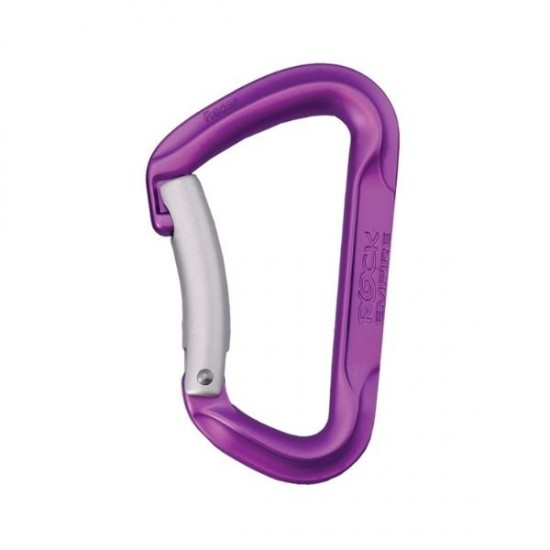 Καραμπίνερ Αναρρίχησης με Καμπύλη Πύλη - Rock Empire Racer Bent Carabiner Ελαφρύ καραμπίνερ αναρρίχησης Rock Empire Racer Bent Carabiner με καμπύλη πύλη. Από αλουμίνιο, βάρος 48g, αντοχή 24kN, άνοιγμα 22mm & πιστοποίηση EN 12275