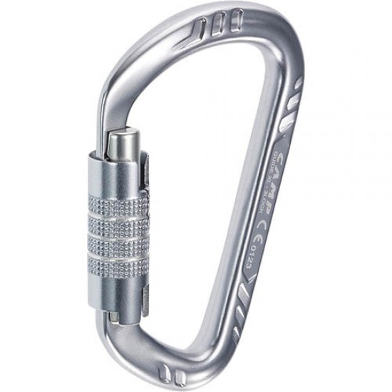 High-Strength Safety Carabiner – Camp Guide XL 3Lock Camp Guide XL Oversized Aluminum Carabiner with 3-Action Auto-Locking System (3Lock), EN 362 / EN 12275 Certified, 28 kN Strength & Keylock Nose