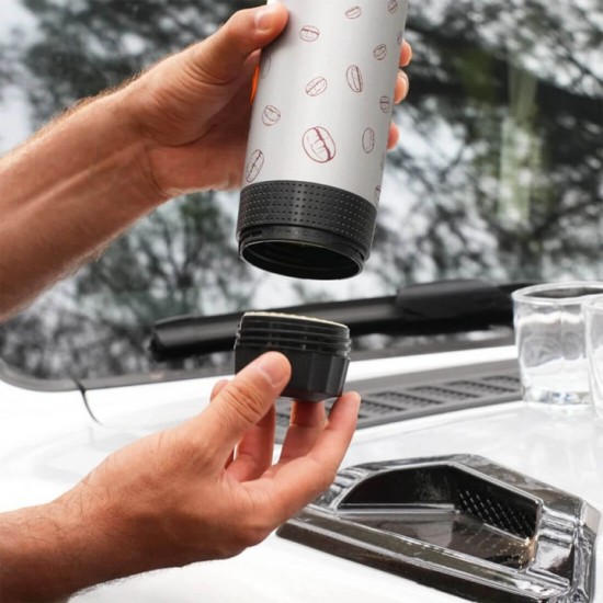 Μηχανή Εσπρέσο 20 Bar Φορητή - Aerogogo Portable Espresso Maker Επαναφορτιζόμενη Φορητή Καφετιέρα Εσπρέσο 20 Bar της Aerogogo με Ενσωματωμένο Θερμαντήρα Νερού, Μπαταρία 7500mAh, Συμβατότητα με Κάψουλες & Αλεσμένο Καφέ
