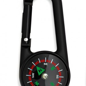 Μπρελόκ Carabiner με Πυξίδα - Albainox Snap Hook with Compass 7.3cm (09894)