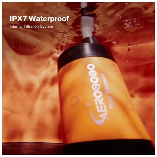 Ντουζιέρα Επαναφορτιζόμενη Φορητή - Aerogogo Tiny Shower Φορητό Σύστημα Ντουζ Κάμπινγκ & Outdoor Aerogogo με Πίεση 3L/λεπτό, Μπαταρία 4500mAh, Αδιαβροχοποίηση IPX7, 3 Τρόπους Ροής