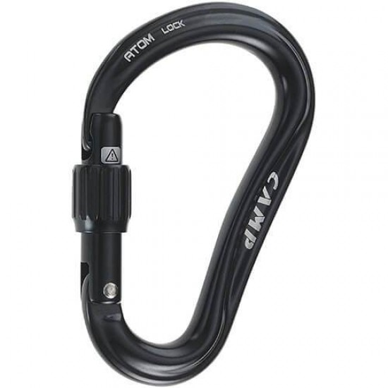 ΟΡΕΙΒΑΤΙΚΟ ΚΑΡΑΜΠΙΝΕΡ ΑΣΦΑΛΕΙΑΣ CARABINER CAMP ATOM LOCK 26KN ΟΡΕΙΒΑΤΙΚΟ ΚΑΡΑΜΠΙΝΕΡ ΑΣΦΑΛΕΙΑΣ CARABINER CAMP ATOM LOCK 26KN