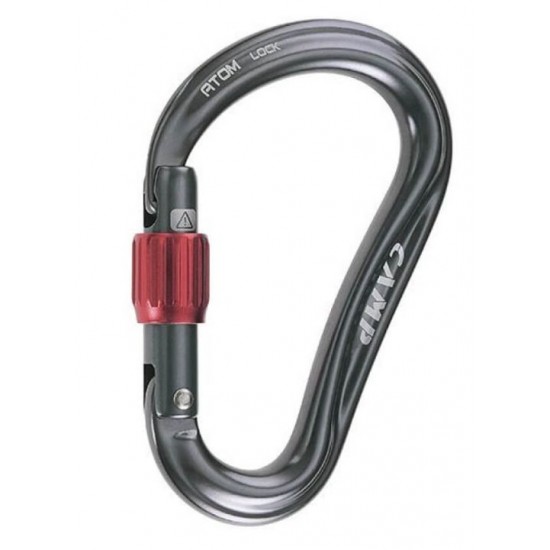 ΟΡΕΙΒΑΤΙΚΟ ΚΑΡΑΜΠΙΝΕΡ ΑΣΦΑΛΕΙΑΣ CARABINER CAMP ATOM LOCK 26KN ΟΡΕΙΒΑΤΙΚΟ ΚΑΡΑΜΠΙΝΕΡ ΑΣΦΑΛΕΙΑΣ CARABINER CAMP ATOM LOCK 26KN