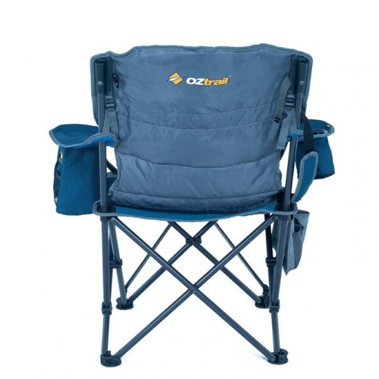 Oztrail Monarch Arm Chair - Πολυθρόνα Camping με Υποπόδιο & Τσαντάκι Ψυγείο