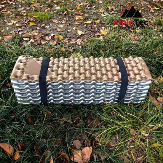Sleeping Mat AlpinTec ThermalPro (Peanut) Alu Mat XL – R-Value 2.4