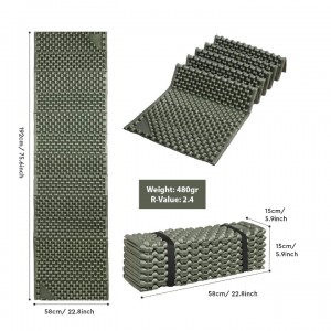 Sleeping Pad AlpinTec ThermalPro Peanut Alu Mat XL – Thermal Insulation R-Value 2.4