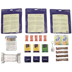 Ημερήσιο Πακέτο Τροφίμων Επιβίωσης - MFH Trek ’n Eat Day Ration Pack Type III - 40405C