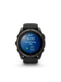 Ρολόι Smartwatch Garmin Fenix 9 - 51mm AMOLED Sapphire Carbon Gray DLC Titanium με Μαύρο Λουράκι