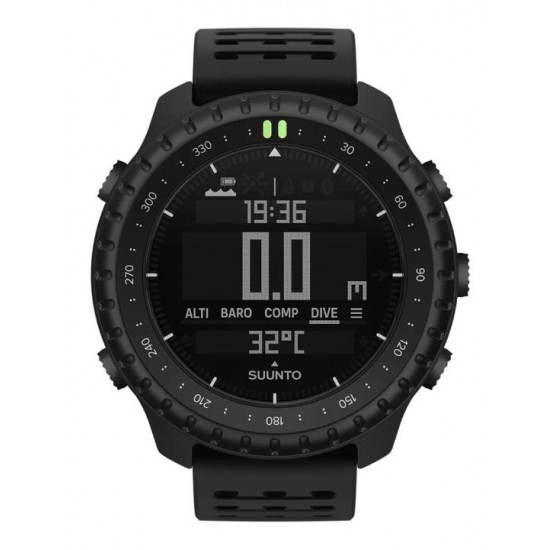 Ρολόι Suunto Core 2 All Black Ψηφιακό ρολόι tactical & outdoor Suunto Core 2 All Black (SKU: 76456). Με αλτίμετρο, βαρόμετρο, πυξίδα (ABC), στρατιωτικές προδιαγραφές MIL-STD-810H & στεγανότητα 10 ATM