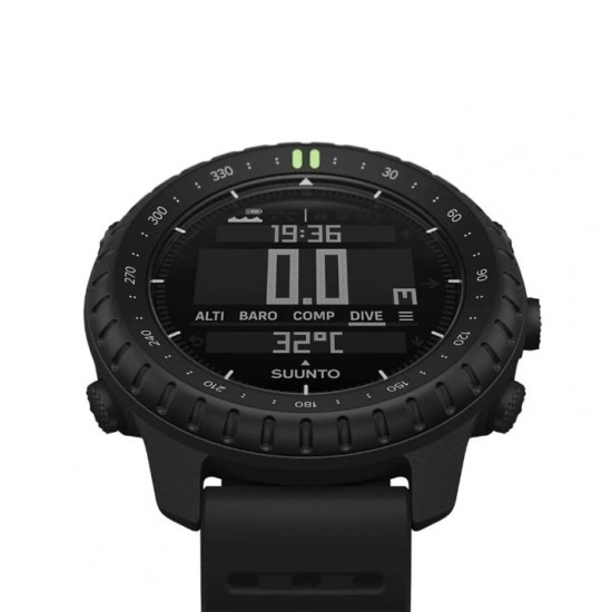 Ρολόι Suunto Core 2 All Black Ψηφιακό ρολόι tactical & outdoor Suunto Core 2 All Black (SKU: 76456). Με αλτίμετρο, βαρόμετρο, πυξίδα (ABC), στρατιωτικές προδιαγραφές MIL-STD-810H & στεγανότητα 10 ATM