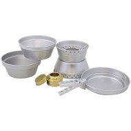 MFH Cook Set "Premium", alu, mess kit, burner stand set 