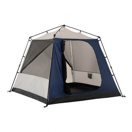 Αυτόματη Σκηνή Camping 4 Ατόμων με Προθάλαμο Bigfour Casual 4 - 240+105x240x185cm Bigfour Casual 4 - Αυτόματη Οικογενειακή Σκηνή Διπλού Πανιού, με Ύψος 185cm, Μεγάλο Προθάλαμο/Τέντα & Αδιαβροχοποίηση 2000mm