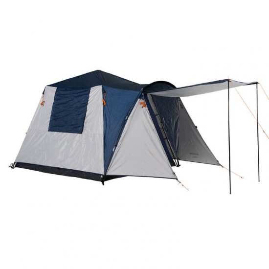 Αυτόματη Σκηνή Camping 4 Ατόμων με Προθάλαμο Bigfour Casual 4 - 240+105x240x185cm Bigfour Casual 4 - Αυτόματη Οικογενειακή Σκηνή Διπλού Πανιού, με Ύψος 185cm, Μεγάλο Προθάλαμο/Τέντα & Αδιαβροχοποίηση 2000mm
