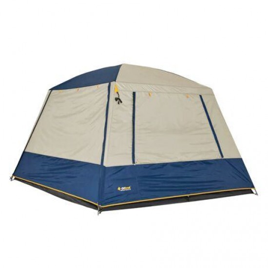 OZtrail Hightower Mansion 6P – 6-Person Family Camping Tent with Large Awning