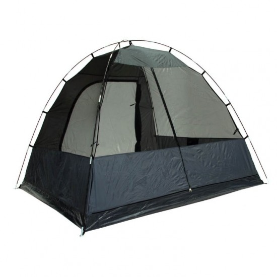 Σκηνή Camping 4 Ατόμων με Διπλό Πανί & Προθάλαμο Bigfour Quatro - 220x240x180cm Bigfour Quatro - Ευρύχωρη Σκηνή Διπλού Πανιού με Προθάλαμο, Silver Επίστρωση UV+50 & Αδιαβροχοποίηση 2000mm
