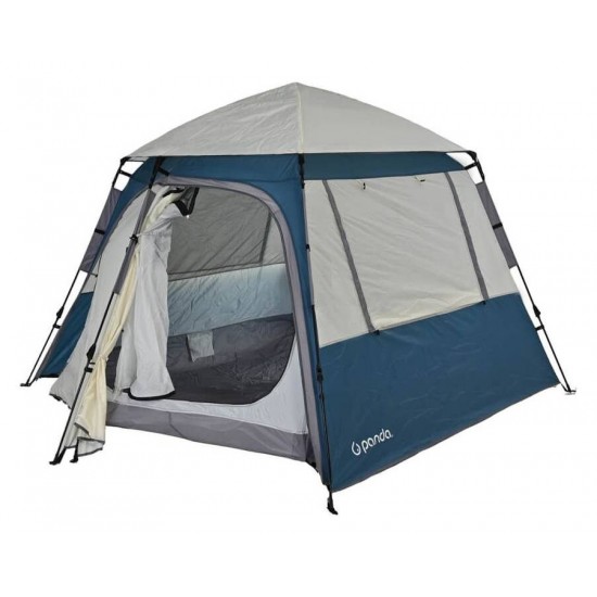 Automatic Camping Tent 3-4 Person - Panda Beaver 220x220x170cm Panda Beaver 3 Automatic Double-Layer Tent for 3-4 Persons with Umbrella-Style Frame, 150D Oxford Fabric, Taped Seams & 4 Windows