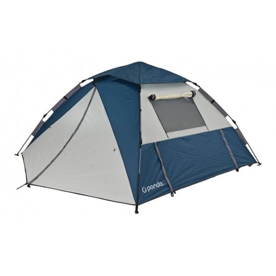 Automatic 3 Person Tent - Panda LAKER 200x200x130cm Panda Laker 3 Instant Setup Tent with Umbrella-Style Frame, 150D Oxford Fabric with PU 1500mm Waterproof Rating, Taped Seams & 2 Doors