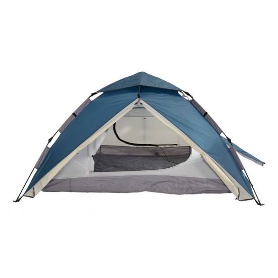 Automatic 3 Person Tent - Panda LAKER 200x200x130cm Panda Laker 3 Instant Setup Tent with Umbrella-Style Frame, 150D Oxford Fabric with PU 1500mm Waterproof Rating, Taped Seams & 2 Doors
