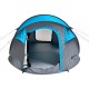 Automatic Pop-Up Tent for 3 People - Bigfour Insta 280x200x120cm Bigfour Insta 280x200x120cm - Quick Setup Tent Made from 150D Oxford Fabric with Silver Coated Finish, 2 Doors & 2 Mosquito-Net Windows