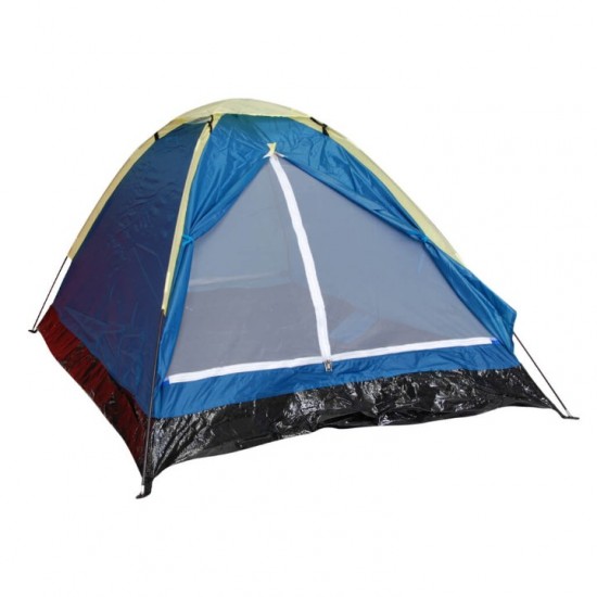 2 Person Camping Tent - Maori Nova 210x140x100cm Maori Nova Single-Layer 2 Person Tent 210x140cm made from 170T PU Polyester, with Fiberglass Poles & 2 Doors with Mosquito Mesh