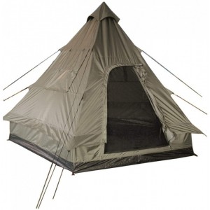 Mil-Tec Tipi Pyramid Tent (4-Person) – Durable Camping Bushcraft Shelter Mil-Tec Tipi Pyramid Tent (4-Person) – Durable Camping Bushcraft Shelter