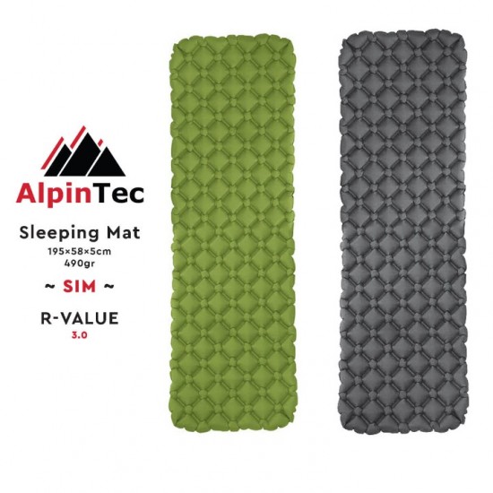 Alpintec SIM - Υπερελαφρύ Υπόστρωμα Πεζοπορίας & Camping 490gr